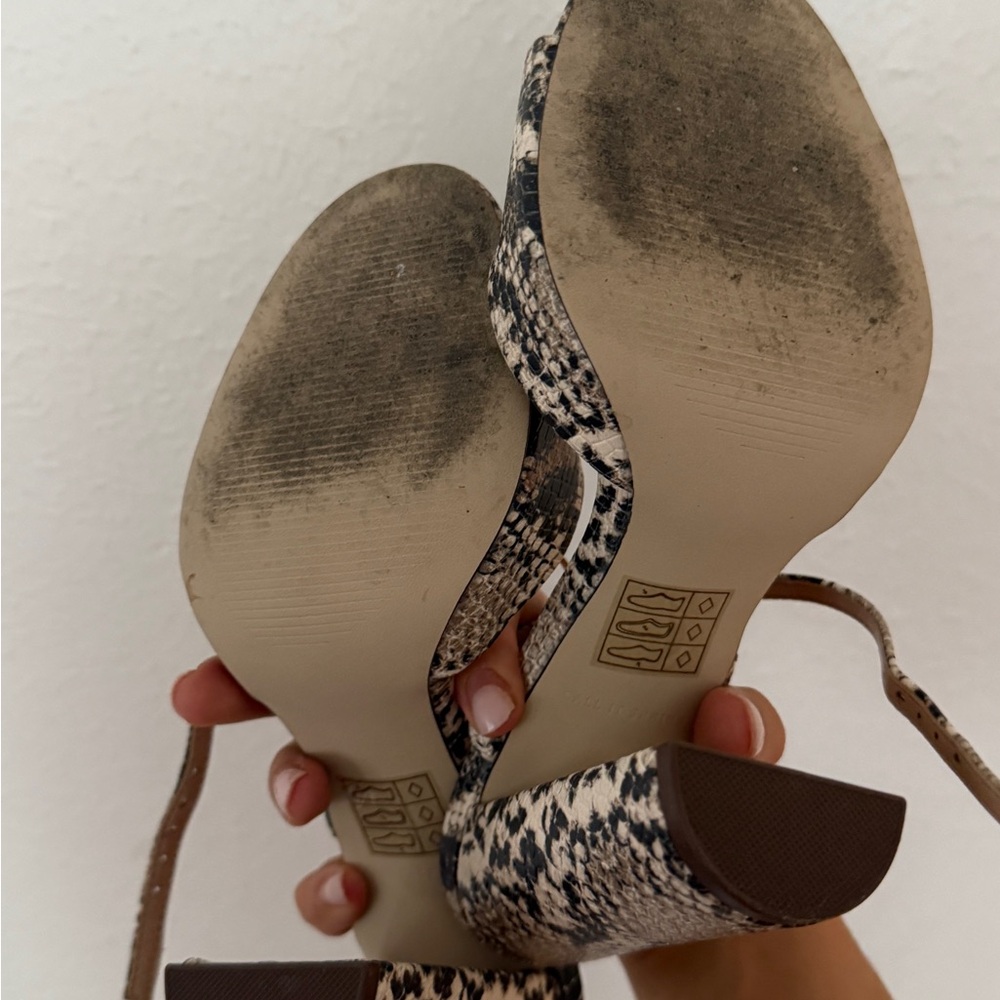 Call It Spring Snakeskin Sandals - Picture 4 of 4